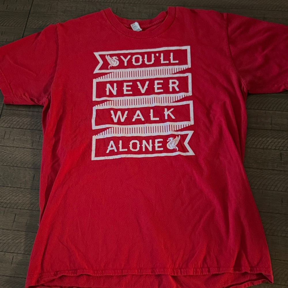 Liverpool YNWA American Apparel Red Statement Tee